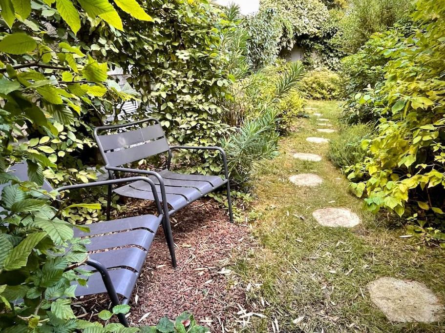 Appartement Cosy, Independant Avec Jardin Meudon Kültér fotó