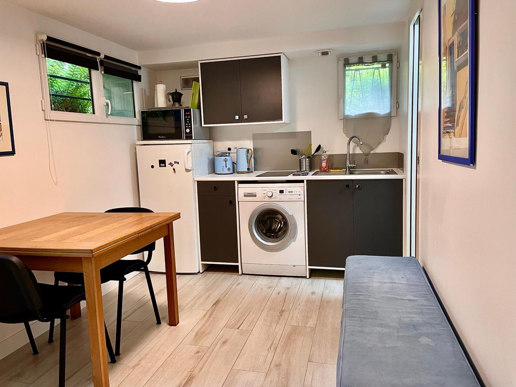 Appartement Cosy, Independant Avec Jardin Meudon Kültér fotó